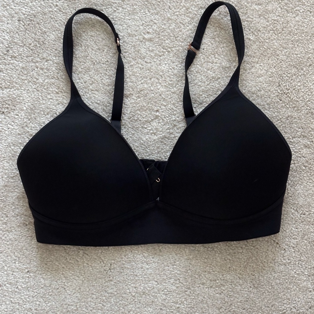 Aerie Black Real Me Full Coverage Bra - Picture 2 of 8